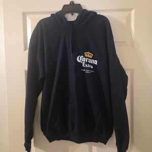 Corona Extra Navy Logo Hoodie